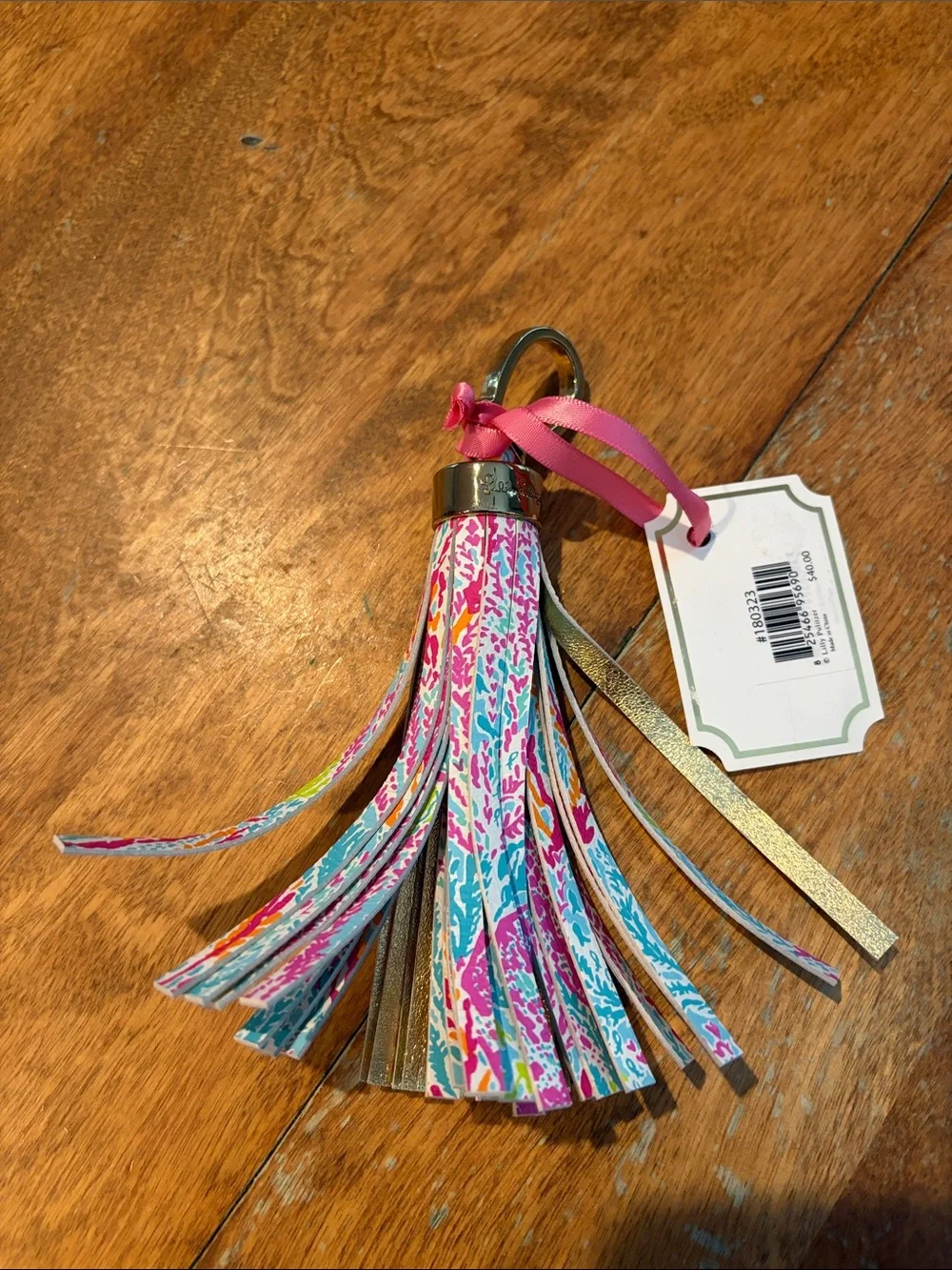 Lilly Pulitzer Tassel Keychain NWT let’s cha-cha